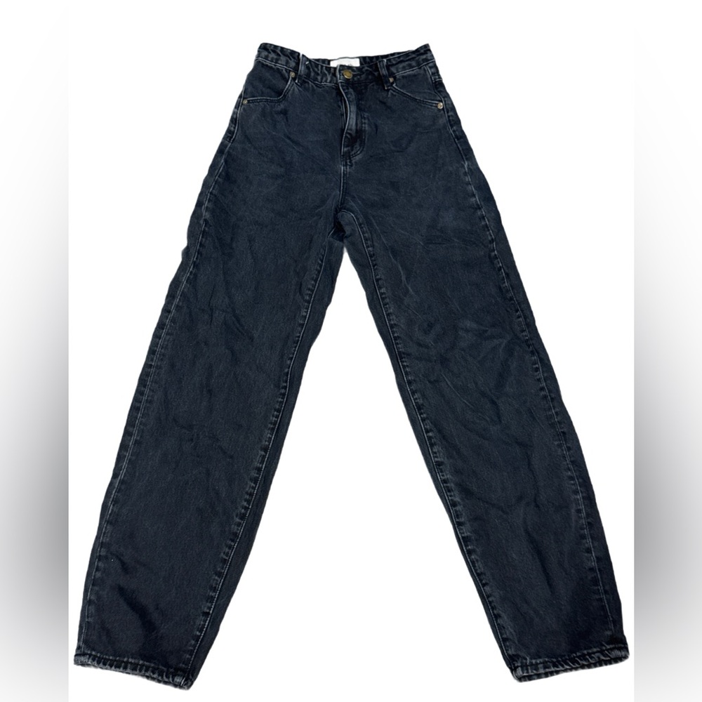 ROLLA'S Women's slight Barrel leg Jeans - washed Black